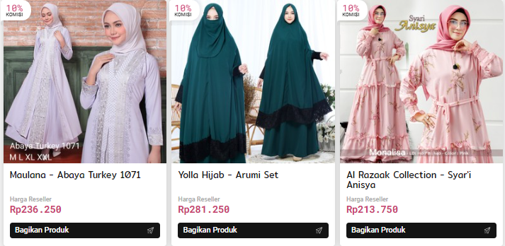 Bisnis Online Busana Muslim