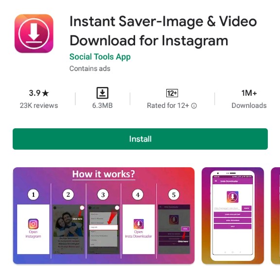 Aplikasi Download Video Instagram