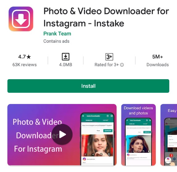 Aplikasi Download Video Instagram