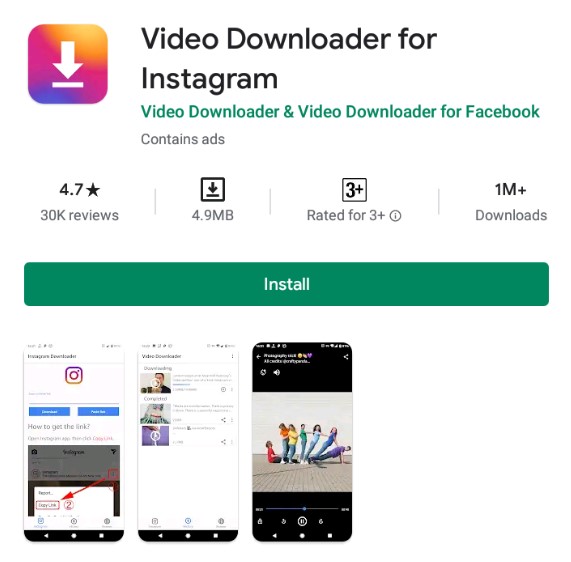 Aplikasi Download Video Instagram