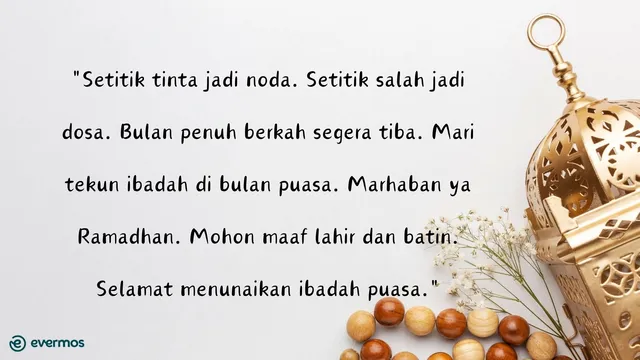 ucapan menyambut ramadhan