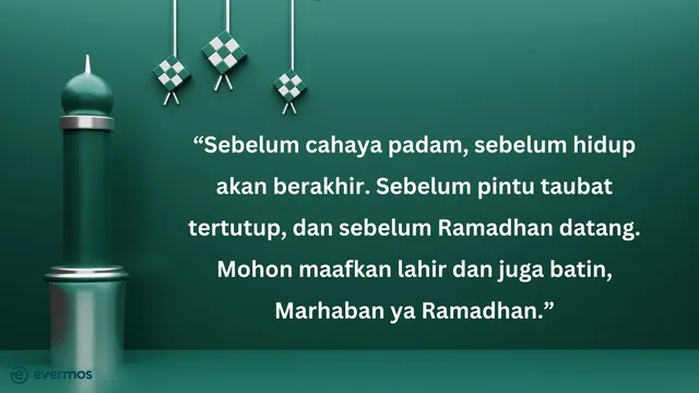 ucapan menyambut ramadhan