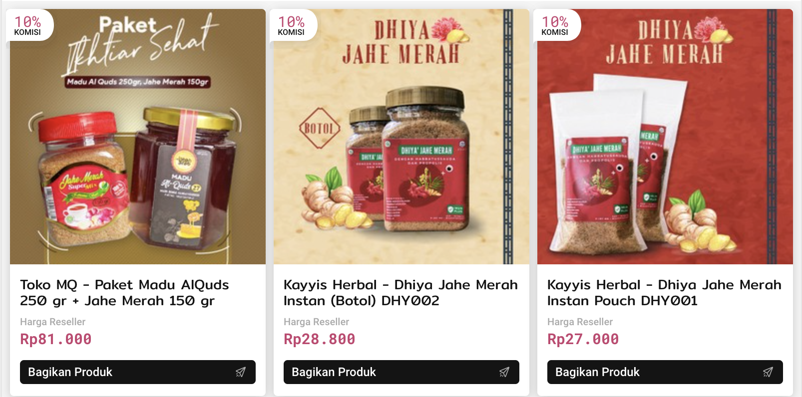 minuman sehat