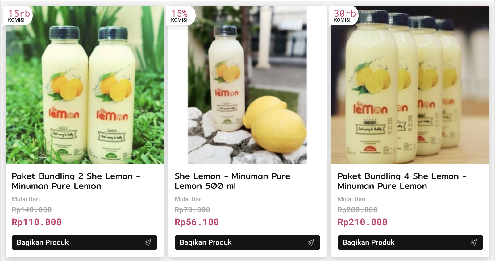 minuman sehat