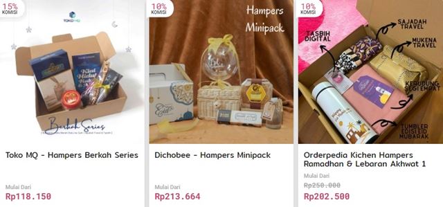 produk hampers lebaran