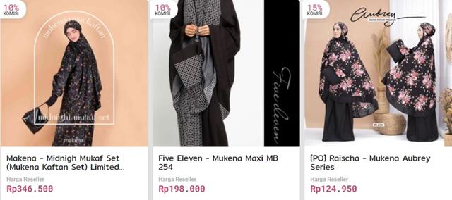 produk mukena spesial idul fitri