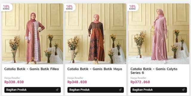 gamis batik