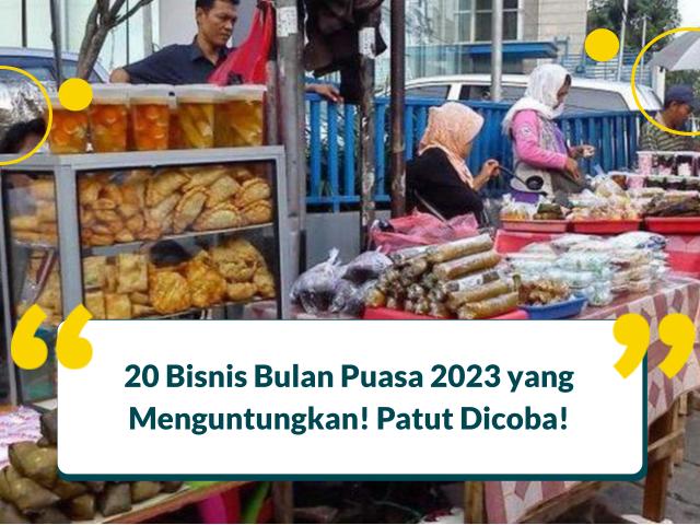 Bisnis Bulan Puasa