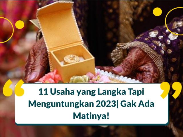 11 Usaha yang Langka Tapi Menguntungkan 2023| Gak Ada Matinya!
