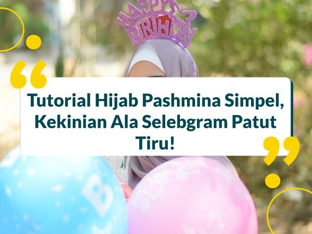 Tutorial Hijab Pashmina