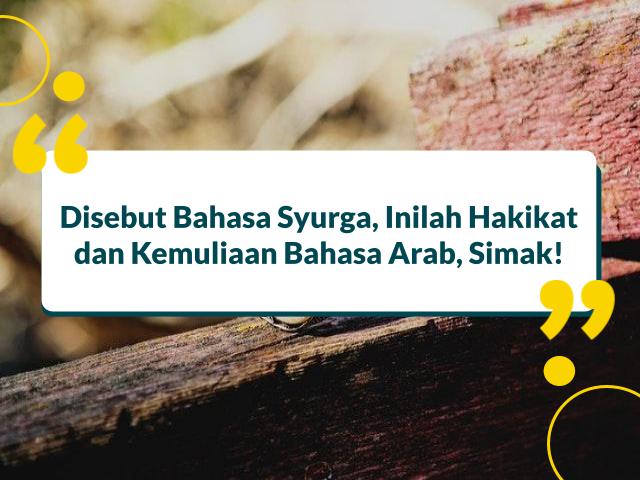Apa Arti Bahasa Arab