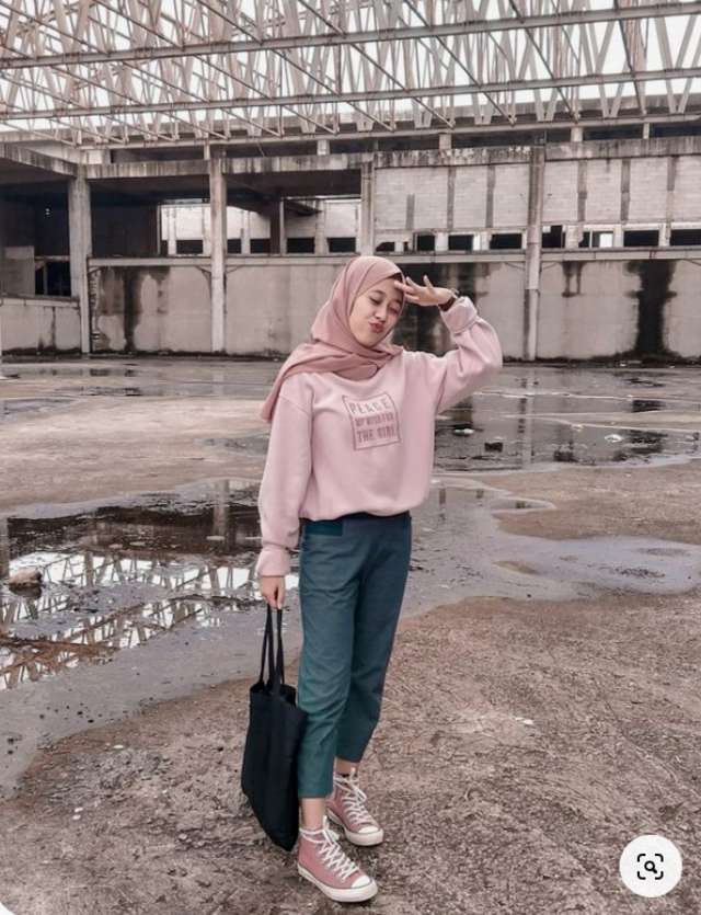 OOTD Sweater Hijab