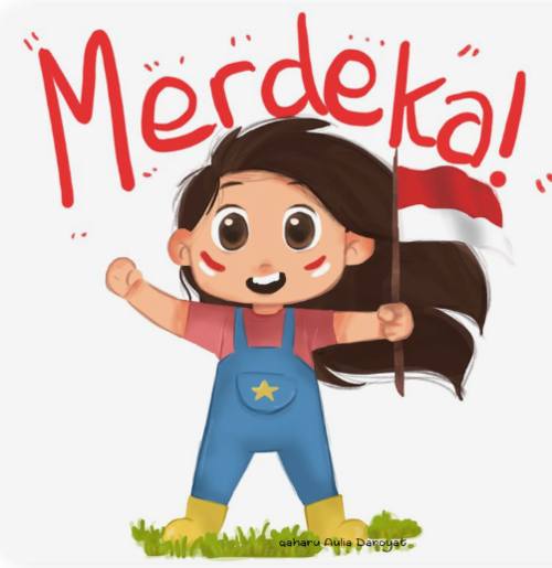 Contoh poster kemerdekaan