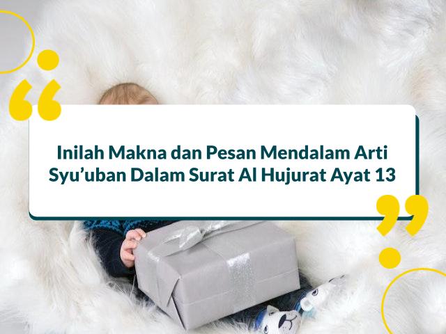 Syu'uban Artinya