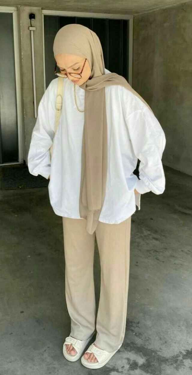 OOTD style hijab bertubuh pendek