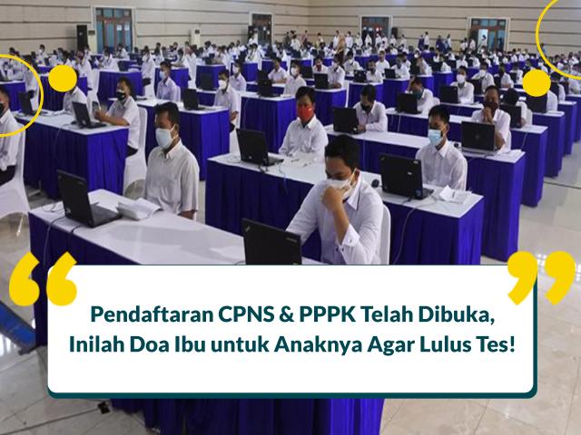 doa ibu untuk anaknya agar lulus ujian cpns