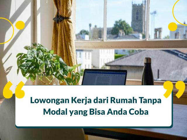 lowongan kerja dari rumah