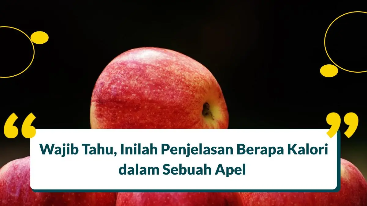 berapa kalori sebuah apel