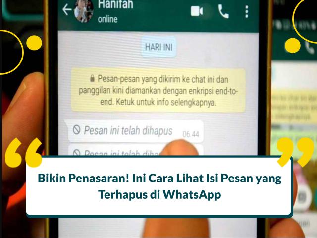 cara melihat pesan WA yang dihapus