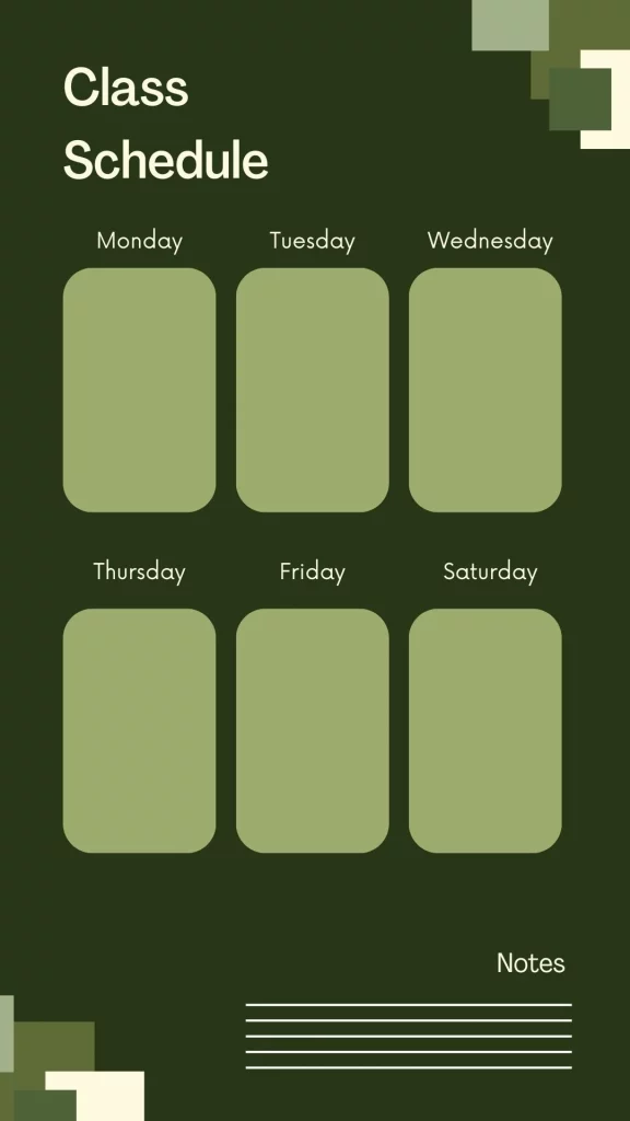 lockscreen jadwal pelajaran kosong 