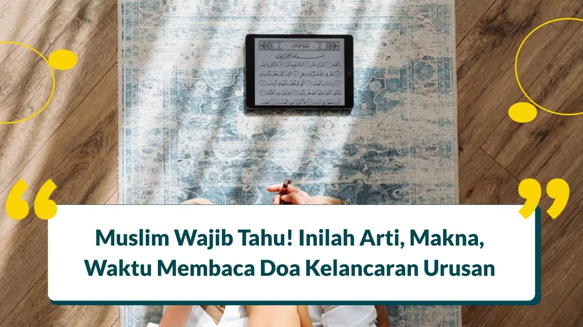 Allahumma Yassir Wala Tu'assir Artinya