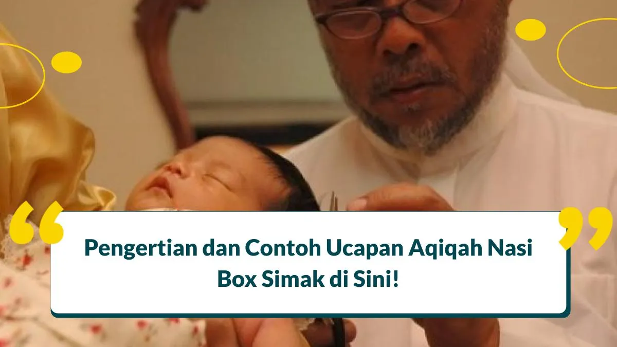 Contoh Ucapan Aqiqah Nasi Box