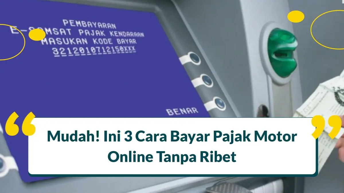 Cara Bayar Pajak Motor Online