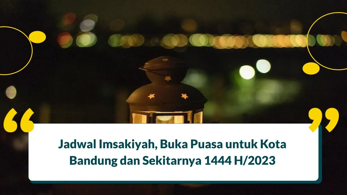 jadwal buka puasa bandung