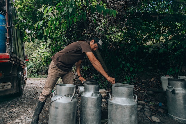 Menjual Susu Literan dan Olahannya 