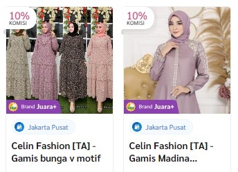 Rekomendasi Produk Gamis