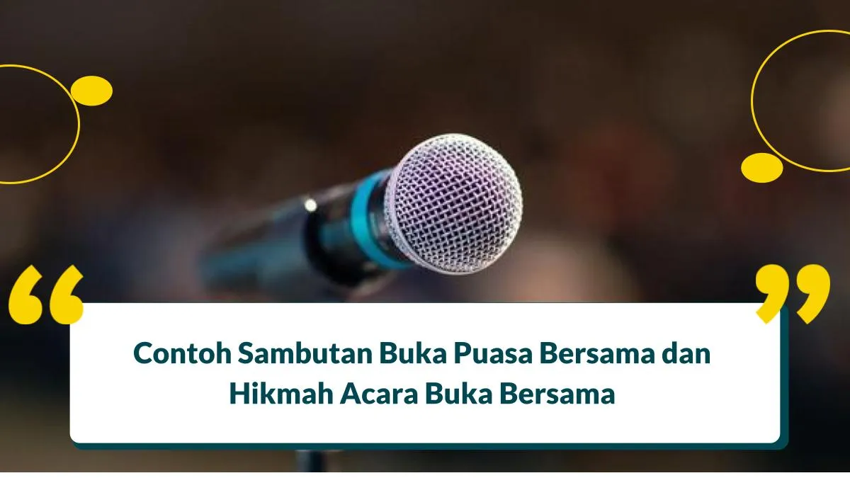 Sambutan Buka Puasa Bersama