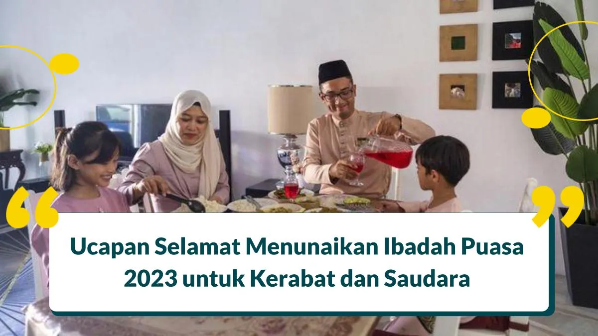 Ucapan Selamat Menunaikan Ibadah Puasa