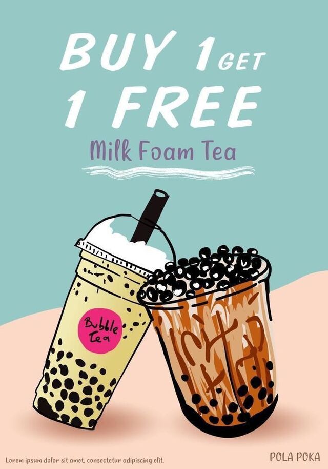 Poster Produk Makanan dengan Karikatur, Unik dan Gemas!