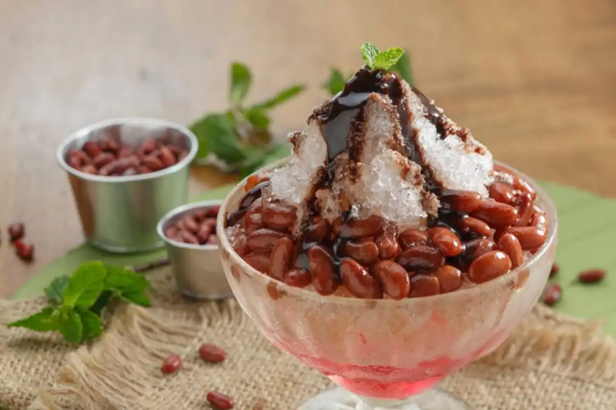 Es Kacang merah