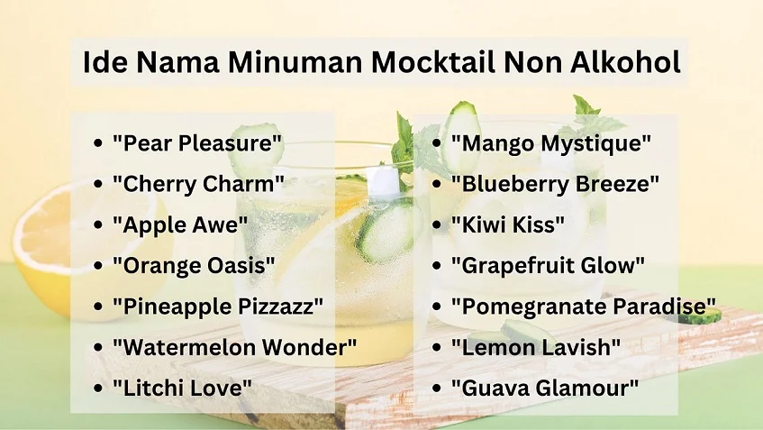 nama minuman kekinian