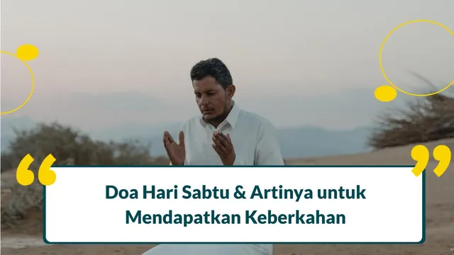 doa hari sabtu