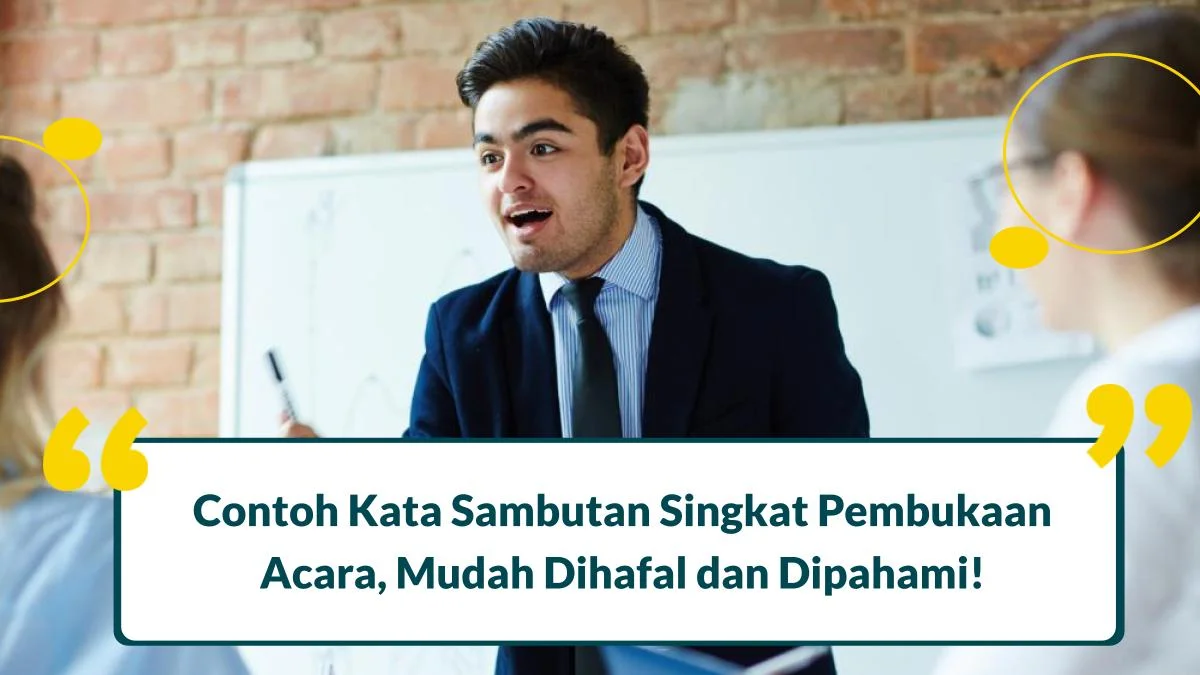 contoh kata sambutan singkat