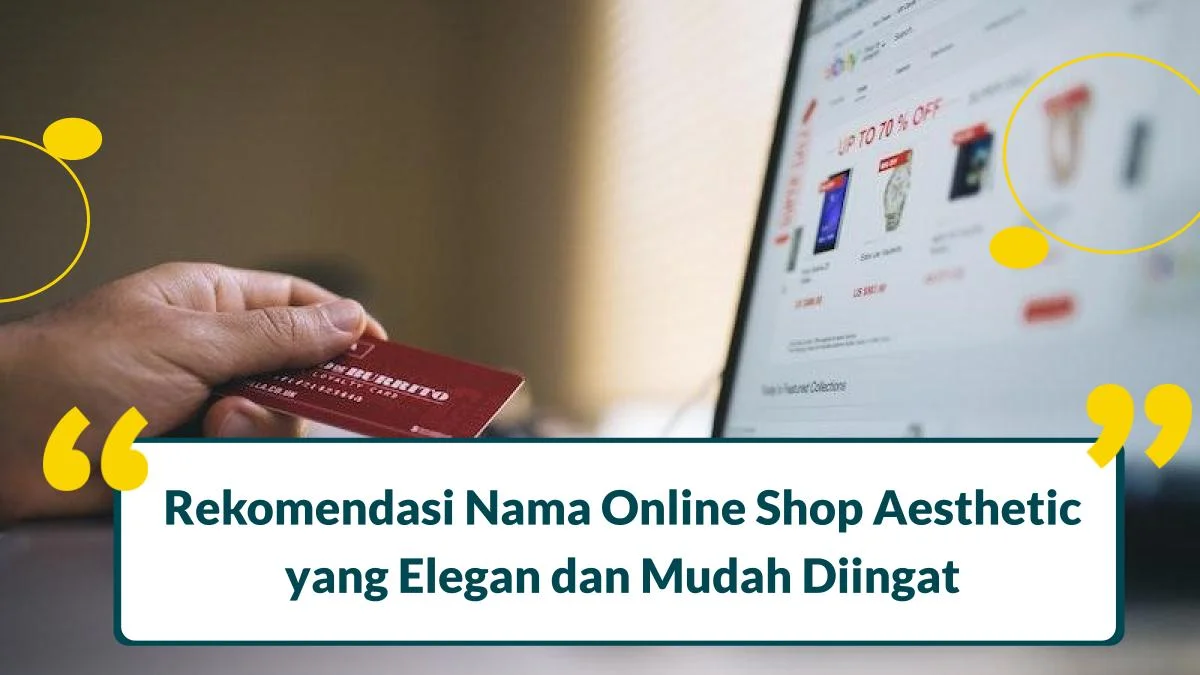 nama olshop aesthetic