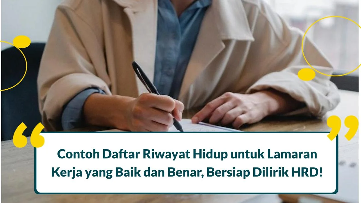 Contoh Daftar Riwayat Hidup