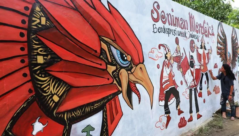 hiasan gang untuk 17 agustus