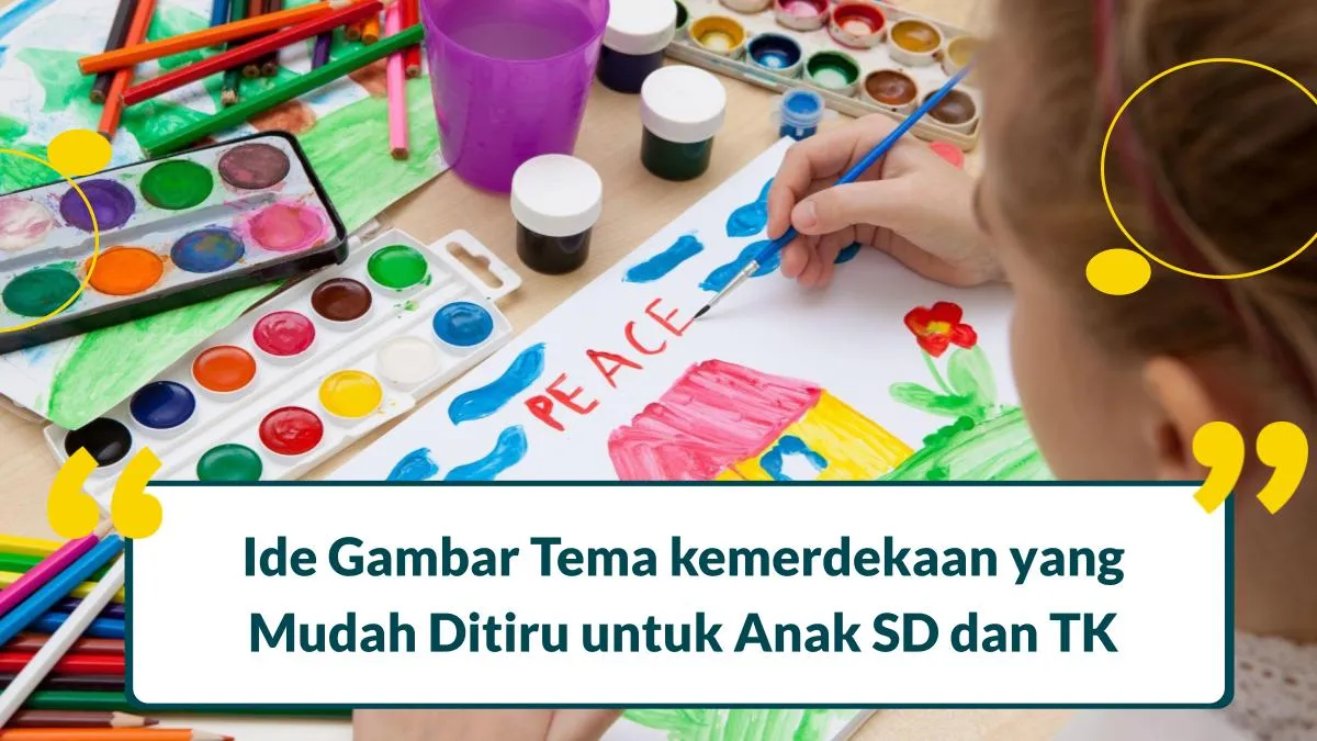 gambar tema kemerdekaan yang mudah