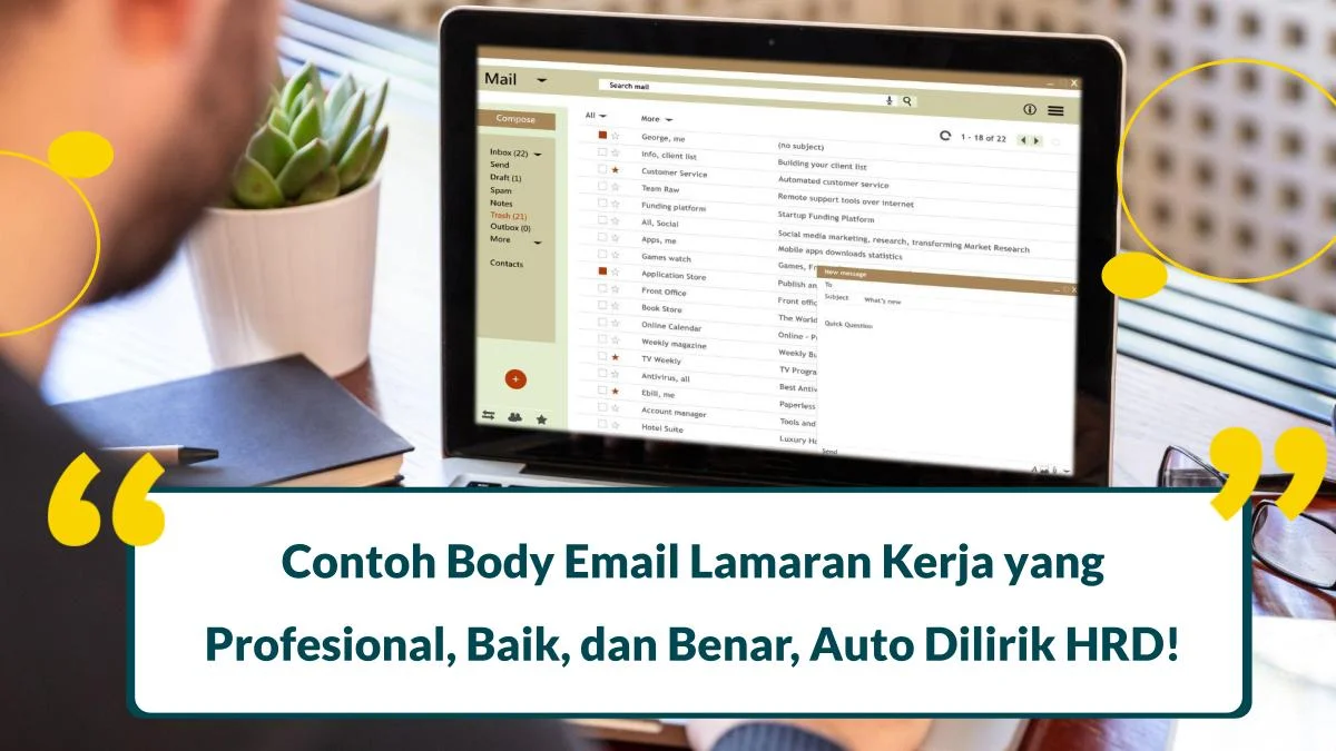 contoh body email lamaran kerja