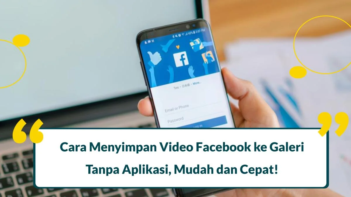 cara menyimpan video facebook ke galeri tanpa aplikasi