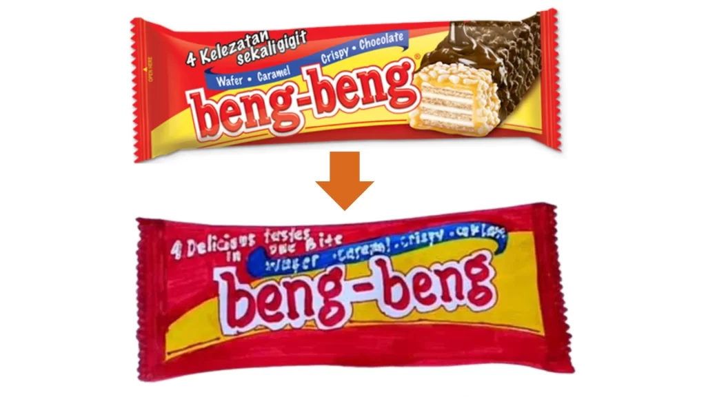 contoh iklan yang mudah digambar