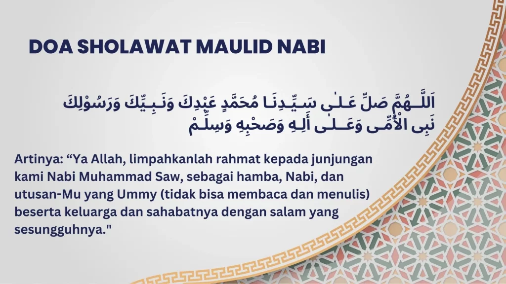 doa maulid nabi