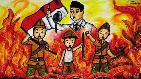 gambar tema kemerdekaan yang mudah