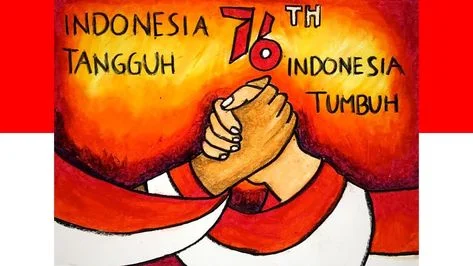 gambar tema kemerdekaan yang mudah