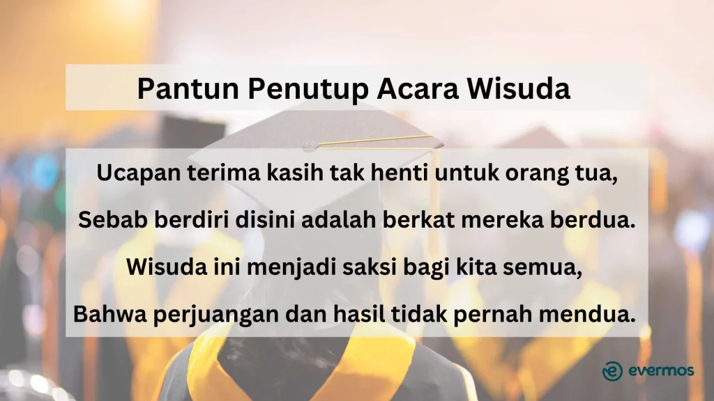 pantun penutup acara