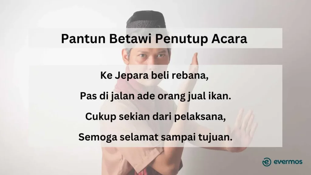 pantun penutup acara