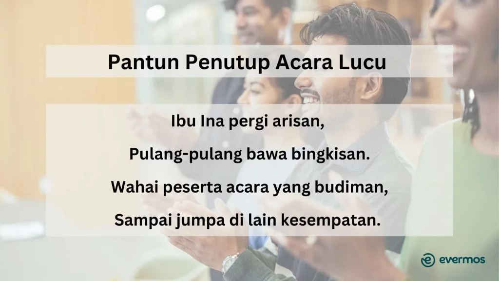 pantun penutup acara